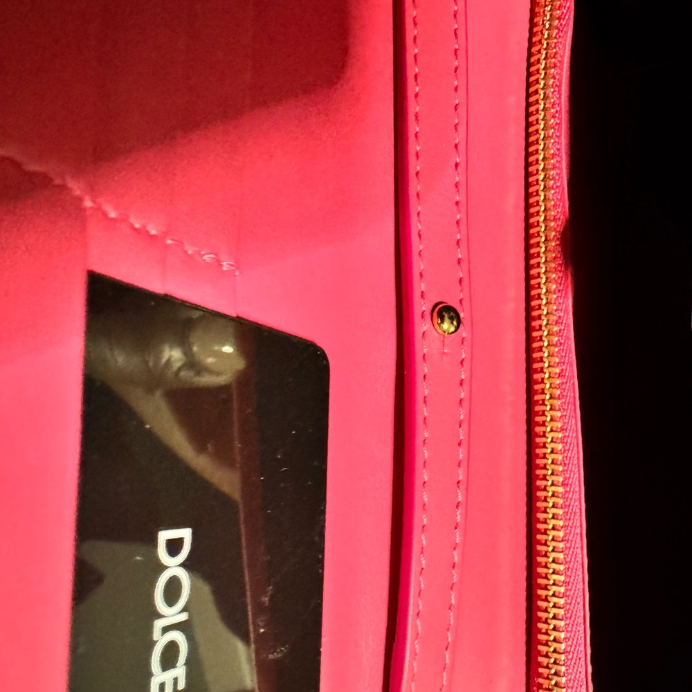 Dolce & Gabbana Pink Wallet with Smooth Finish